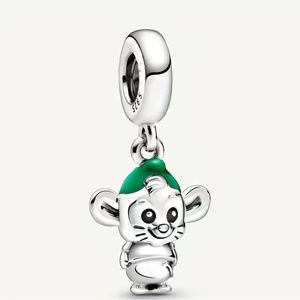 Disney’s Cinderella Gus the mouse, sterling silver.